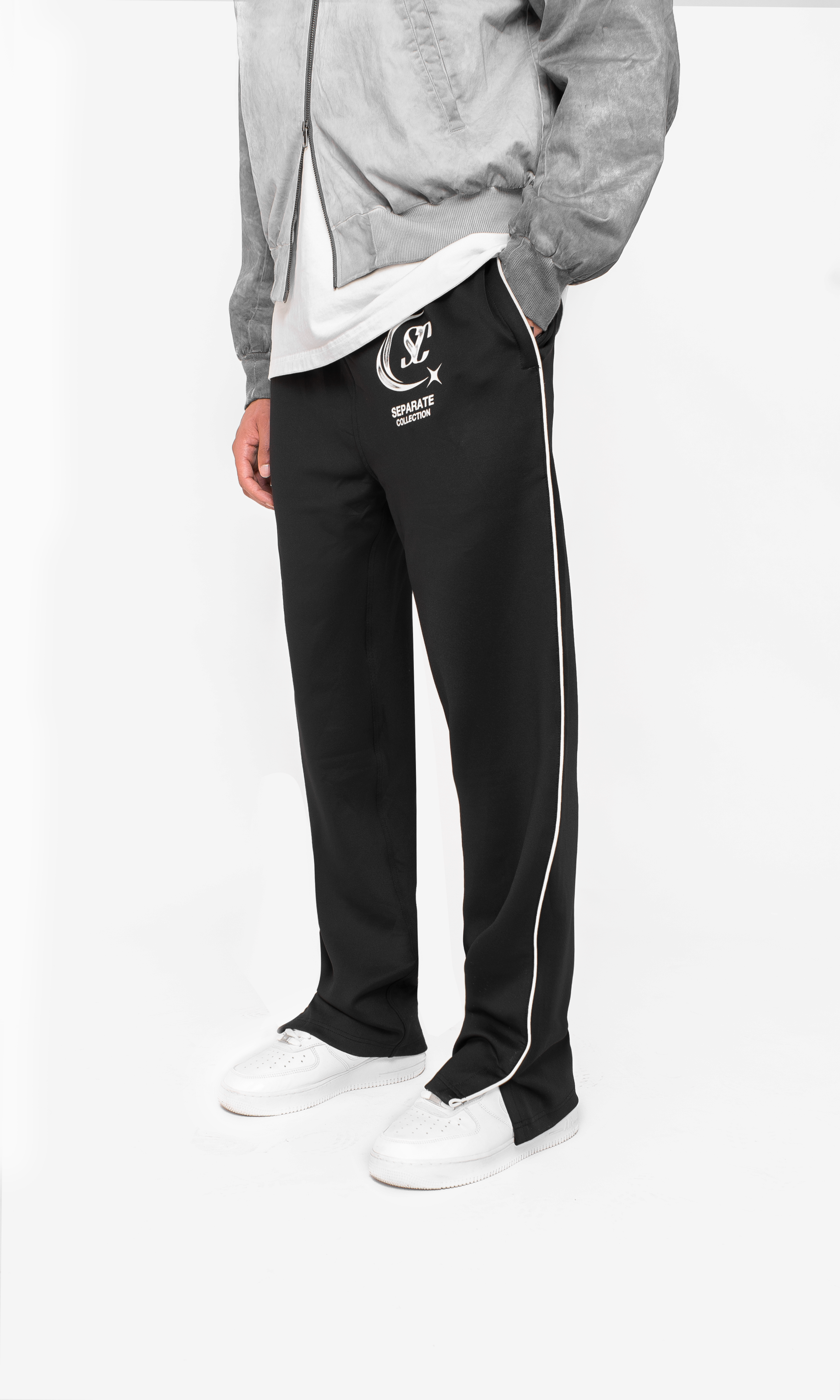 Separate Collection© Jet Black Split Pant